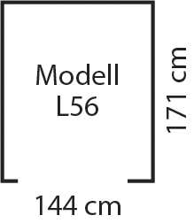 Globel Gerätehaus Wand-Zierde LeanTo