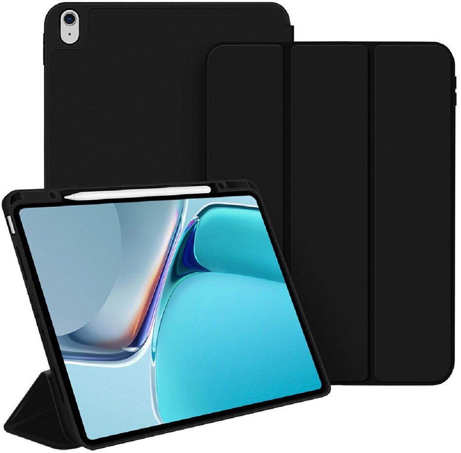iPad Air 13" (2026 / 2025 / 2024) 4smarts Basic Folio Case m. Pen Holder - Sort