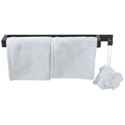 Steinbach, Handtuchhalter + Handtuchhaken, Schwarze Handtuch-Aufbewahrungsstange Wilma