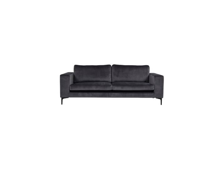 3-Sitzer Design Samtsofa „Bolero“ Grau Samt VE DESIGN