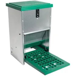 Mainer Futterautomat mit Trittklappe, Futternapf