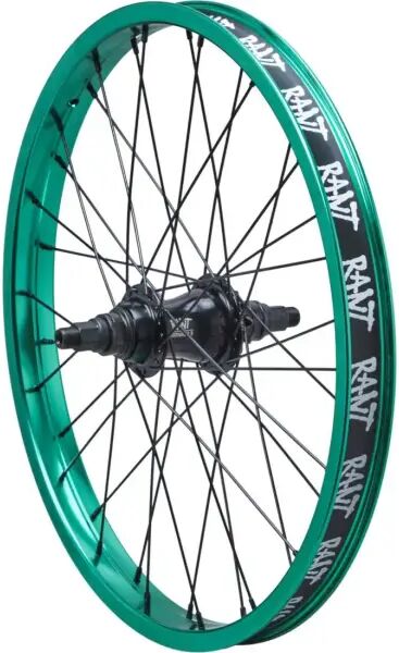 BMX Hinterrad Rant Moonwalker 20" V2 Freecoaster (Real Teal - Left hand drive)