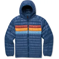Cotopaxi Fuego Down Hooded Jacket M S Deep Sea Stripes