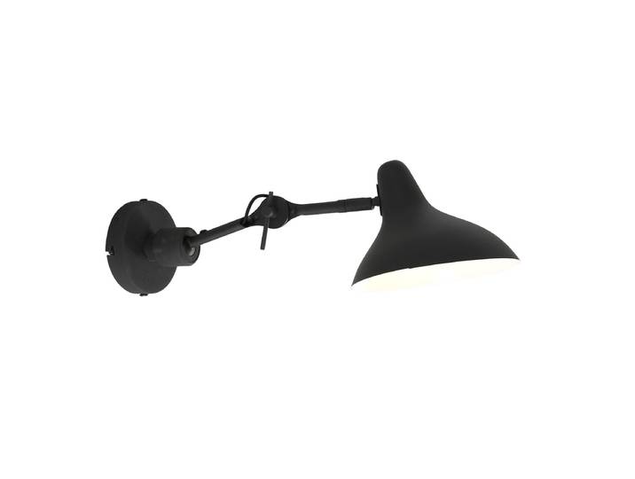 Anne Light & home Wandlamp anne kasket 2693zw zwart