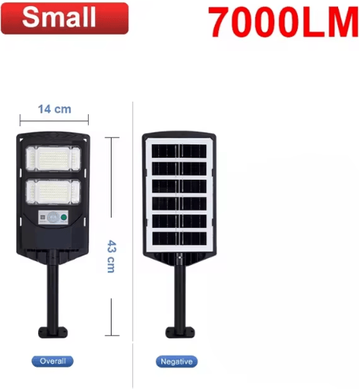 Uplift Curations Commercial Solar Street Light 100000LM Outdoor LED Dusk To Dawn Waterproof Security Lamp 7000lm