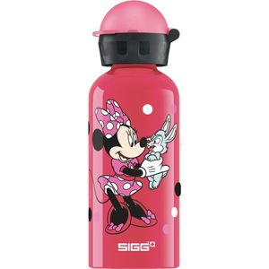 SIGG Trinkflasche KBT Minnie Mouse, aus Aluminium, pink, Klappdeckel und Sportverschluss, 400 ml