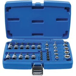 BGS 5021 TORX Satz 34tlg Nüsse Innen und Aussen E4-E20 + Bits T10-T60 10mm(3/8")