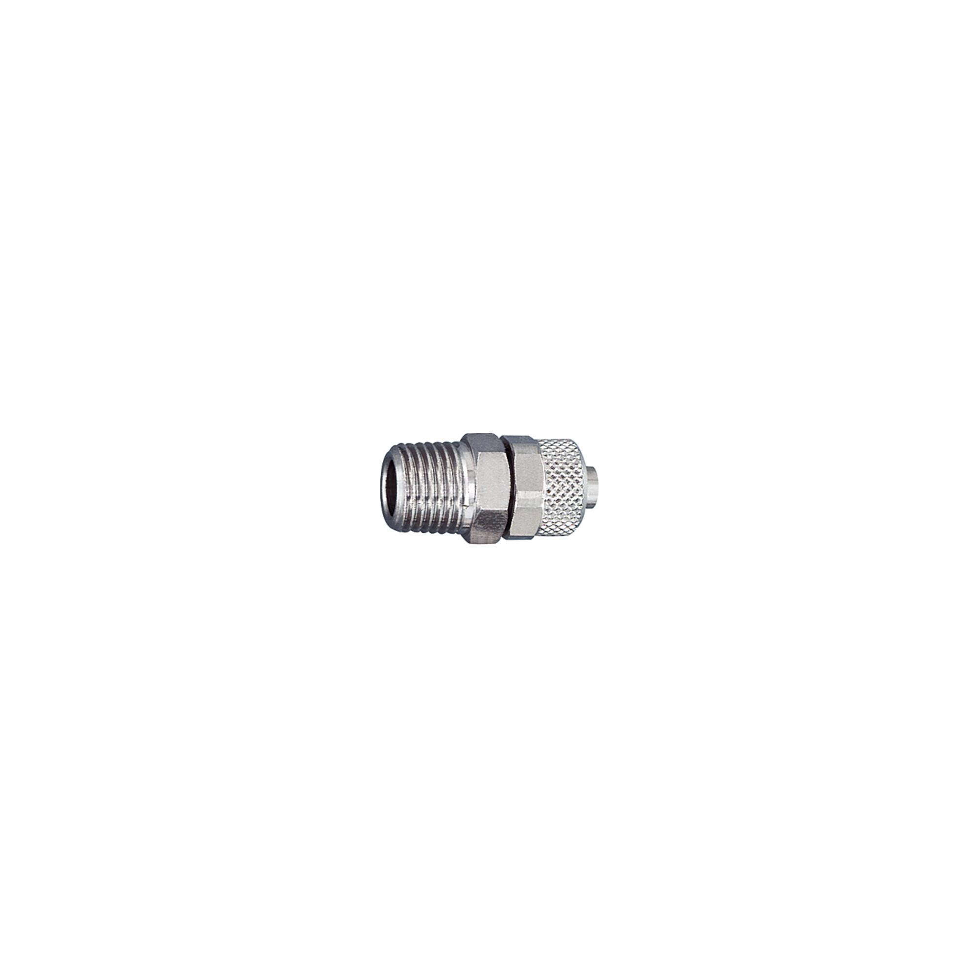 Riegler Gerade Einschraubverschraubung, R 1/2 a., für Schlauch 10/8 (11.612-10)