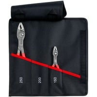 Rolltasche TwinGrip, Frontgreifzangen-Set 2-teilig rot, Länge 150 / 250mm