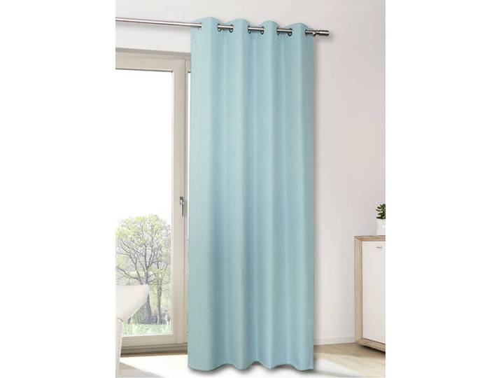 Ösenschal Dimout I 140 x 175cm Türkis/Türkis