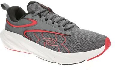 Under Armour Charged Surge 5 (Men's) Athletic in Castlerock/Distant Grey/Red, Size 14 M, Rubber/Synthetic/Textile