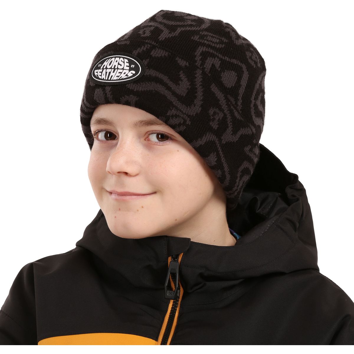 Horsefeathers DEL K Beanie smiley AK068D-smiley