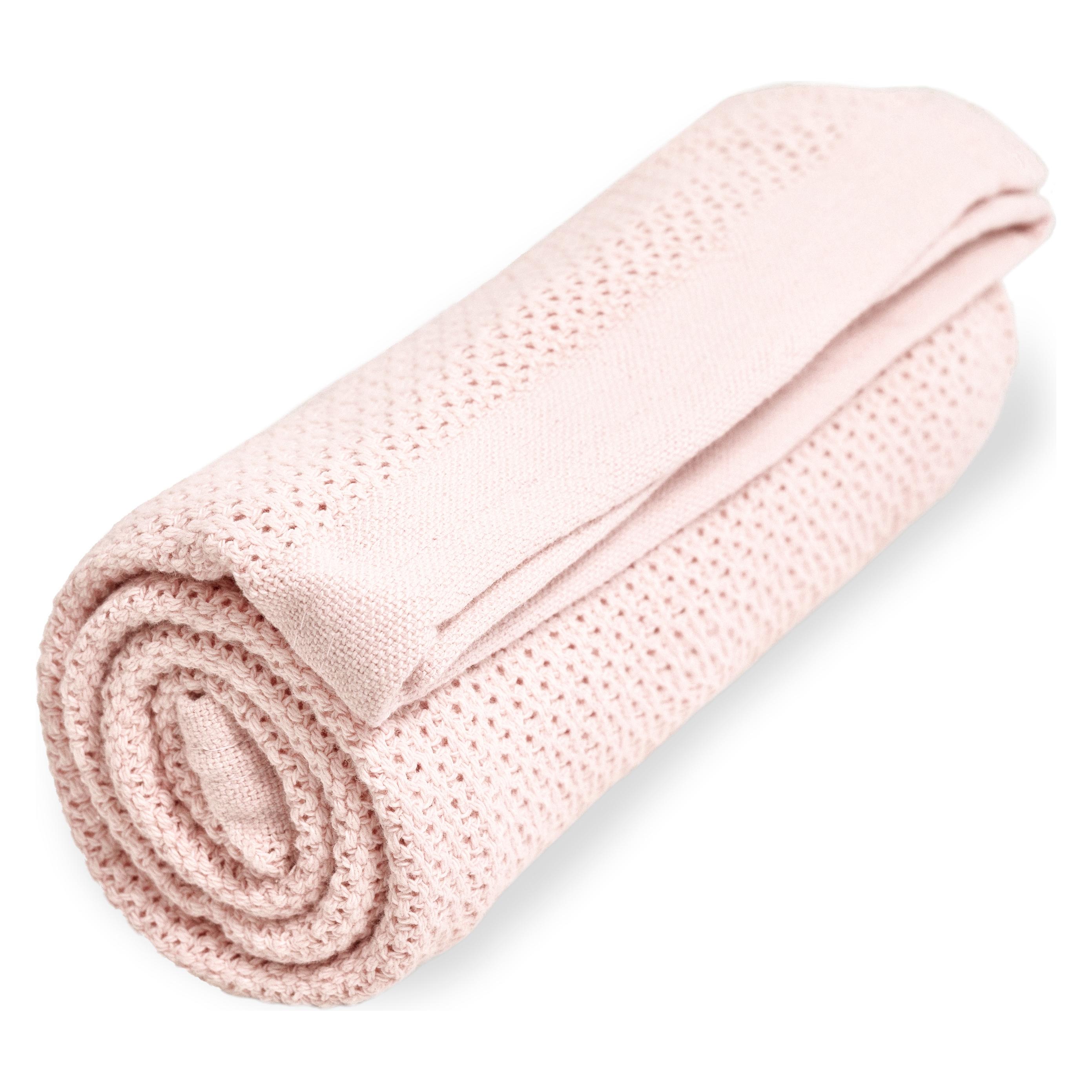 Bloom Vinter & - Decke "Soft Grid EKO" - Babyrosa (7340096732373)