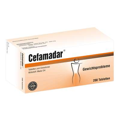 Cefak KG CEFAMADAR Tabletten 200 St 07423867