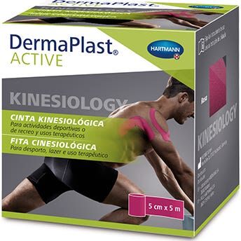 Dermaplast Active Cinta Kinesiológica 5 cmx5 M Rosa