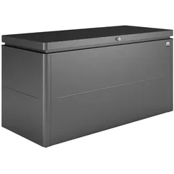 biohort Kissenbox 160 x 70 cm Stahl Grau Dunkelgrau