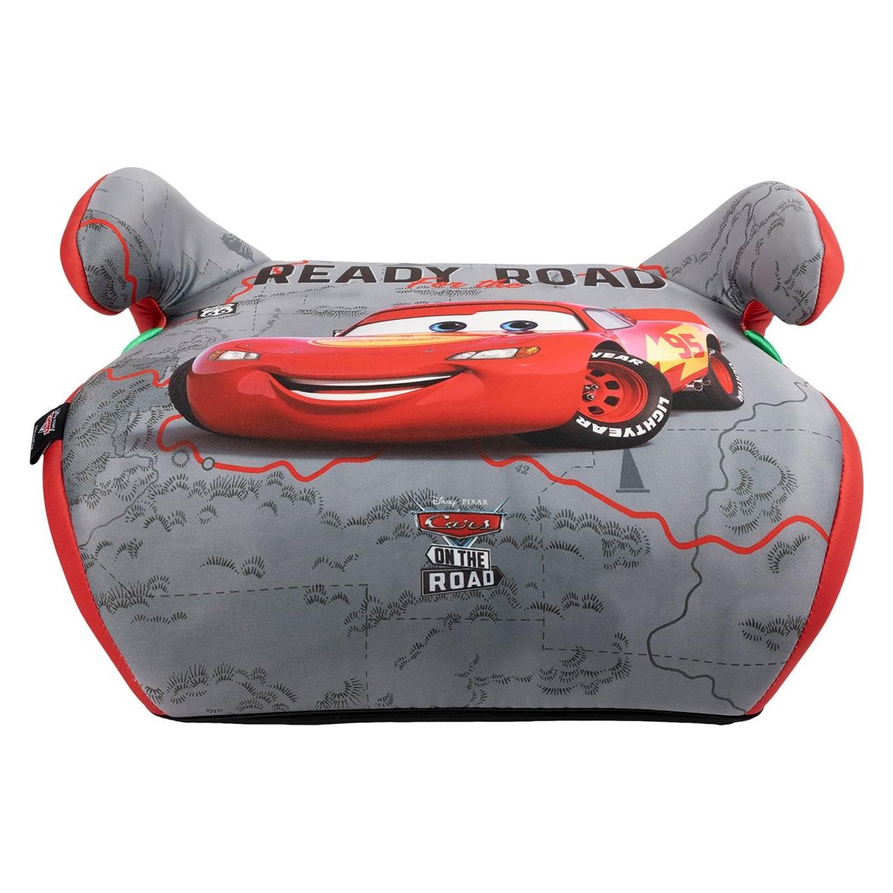 Disney Cars I-Size Zitverhoger 125-150cm - Veilig - Comfortabel - Lightning Mcqueen Design (Kindersitzerhöhung, ECE R129/i-Size Norm) (11490)