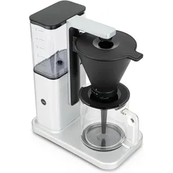 Wilfa ZENSE ALUX CM10APA-M125 (aluminium/silber, 1650 Watt, 1,25 L/10 Tassen), Filterkaffeemaschine, Silber, Schwarz, Transparent