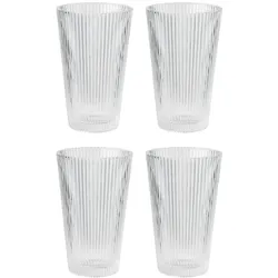 Stelton Gläserset - Wasser Pilastro 4tlg. Glas Transparent Klar
