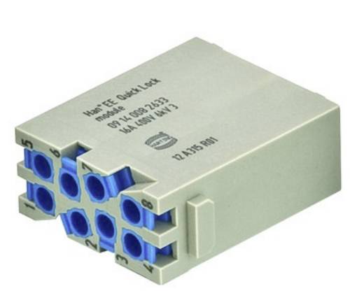 HARTING Stiftmodul 09140082633 Inhalt: Stiftmodul