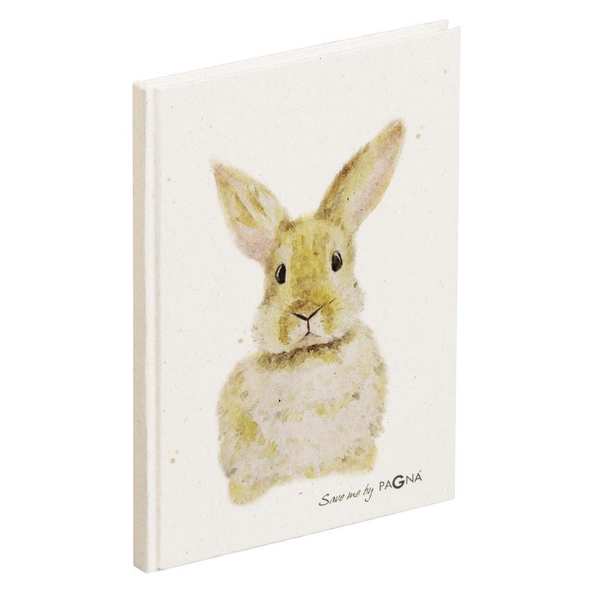Pagna Notizbuch A5/64BL gepunktet Hase Save me (A5, Gepunktet, Harter Einband) (26098-15)