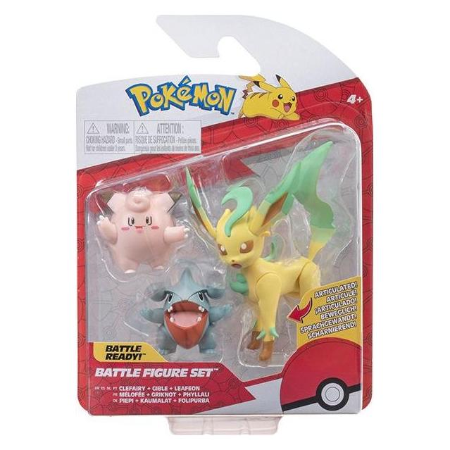 Jazwares Dreierpack Piepi Kaumalat Folipurba - Battle Figur (92347)