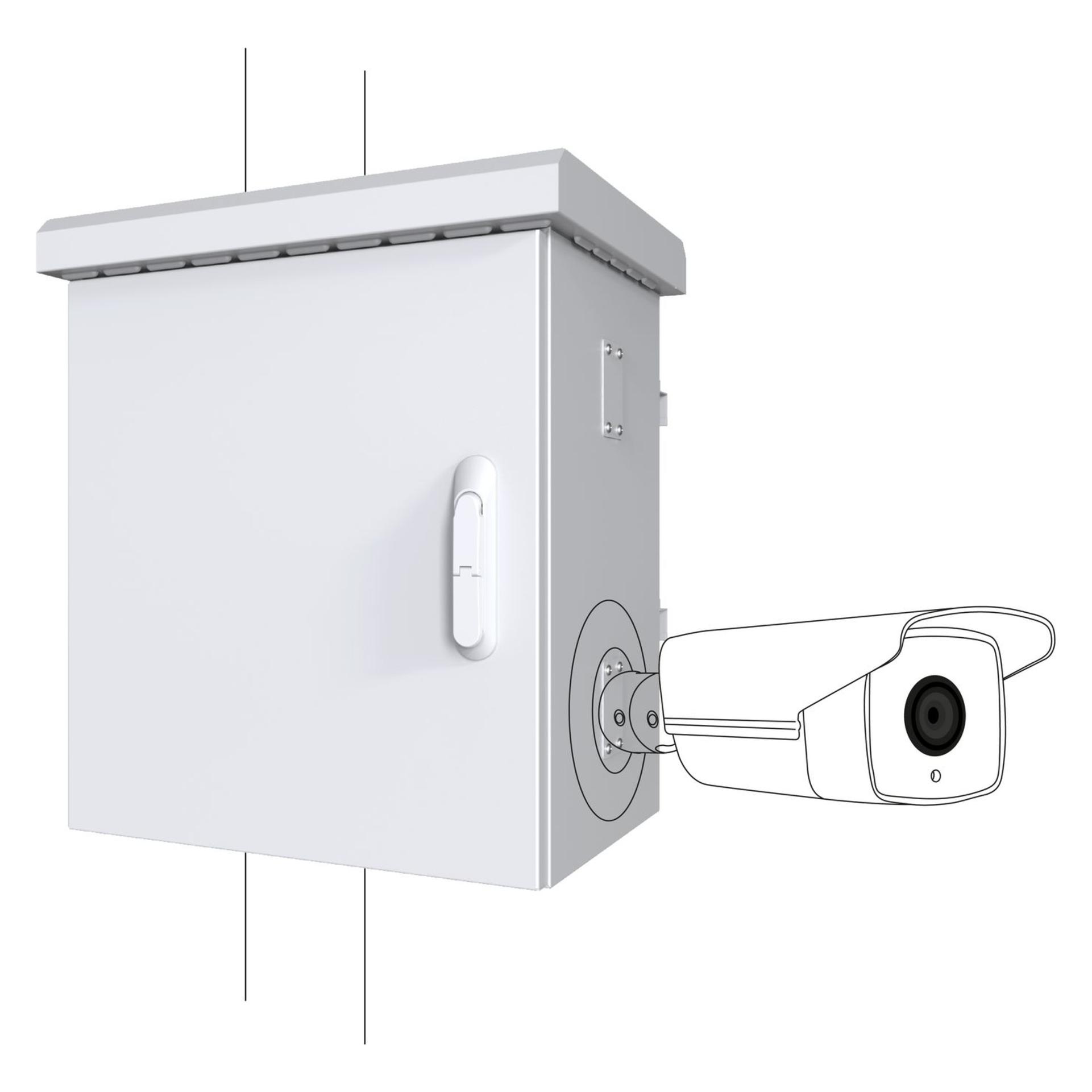 Lanview RACK FOR CCTV W=575mm D=425mm (19 Zoll Rack) (RCCTV004)