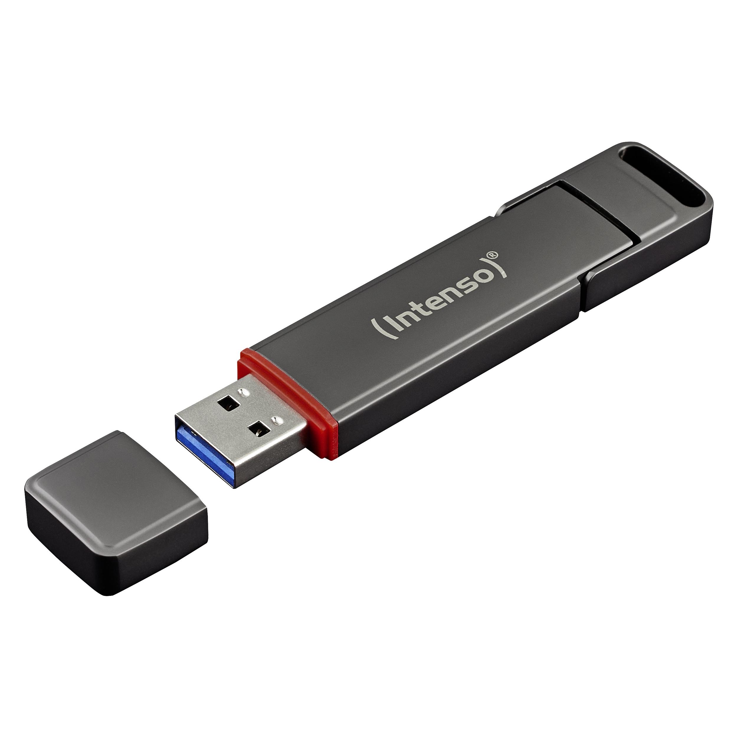 Intenso SSD 250GB UX100 USB 3.2 Gen1 A+C Black (0.25 TB) (3850440)