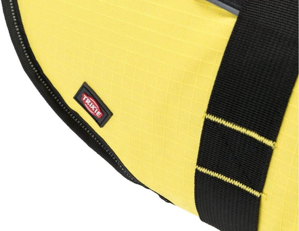 Hunde-Geschirr TRIXIE "Trixie Schwimmweste für Hunde XS", gelb (gelb, schwarz), Polyester, Tiergeschirre, Hunde-Geschirr gelb, schwarz Einheitsgröße