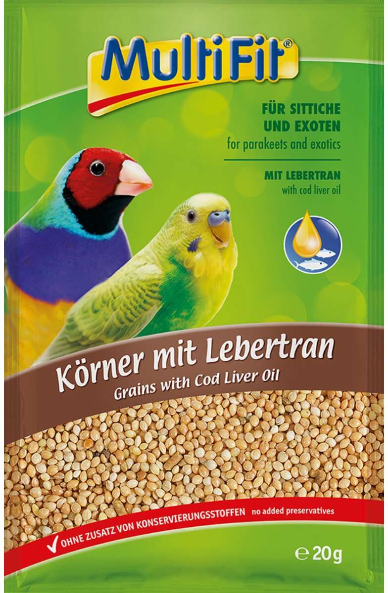 MultiFit Snack per Uccelli con Fegato di Merluzzo 20G