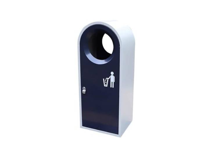 Mülleimer Mülltonnen Kleiner Outdoor-Mülleimer aus Stahl Mülltonnenbox