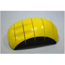 hochflexibler Handschleifklotz mit Klett und horizontalen Schnitten für 150mm Scheiben