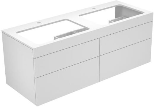 Keuco Edition 400 Unterschrank 31575140100 140x54,6x53,5cm, 4 Auszüge, Farbe trüffel