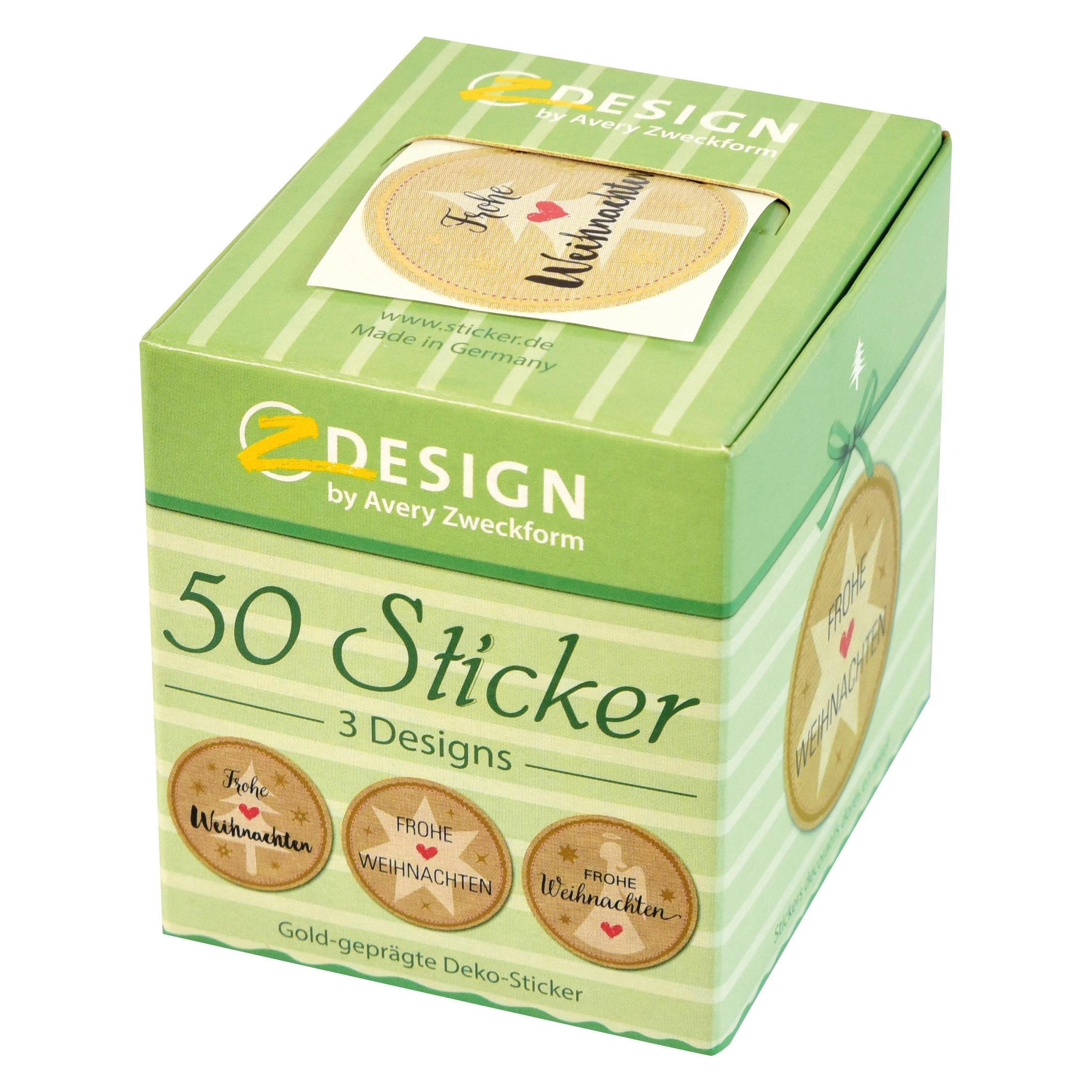 Avery Sticker auf Rolle (50 Sticker) (56827Z)