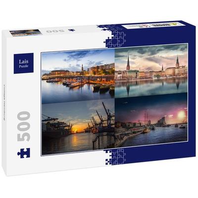 Lais Puzzle Collage Hamburg 500 Teile