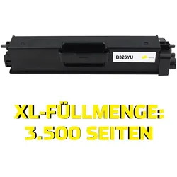 Toner kompatibel zu Brother TN-325Y/ TN-326Y gelb
