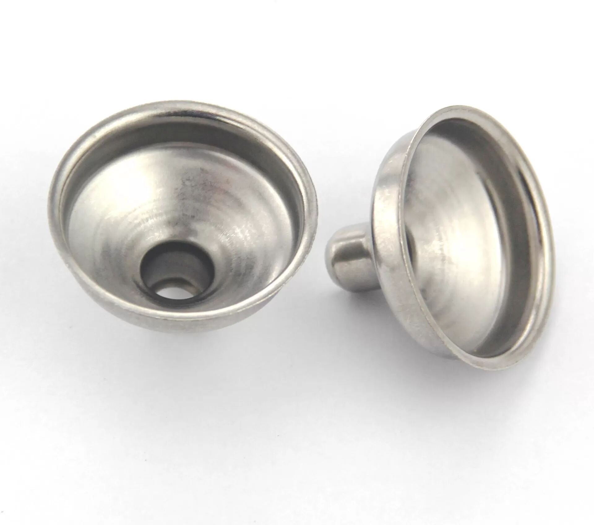 INF 2er-Pack Mini-Trichter aus Edelstahl für Flaschen/Flaschen mit ätherischen Ölen