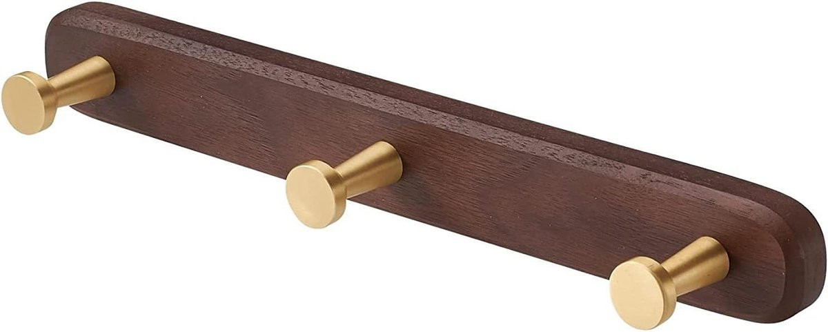 Matte wandkapstok voor badkamer, keuken of gang
