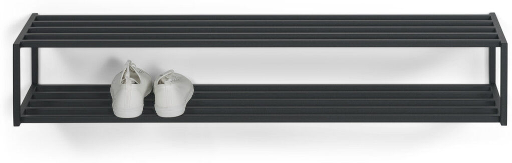 Spinder Design School 20 Pair Shoe Rack Black 20