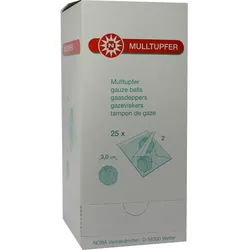 Mulltupfer Pflaumengross 2 Sterile Tupfer pro Set 50 ST