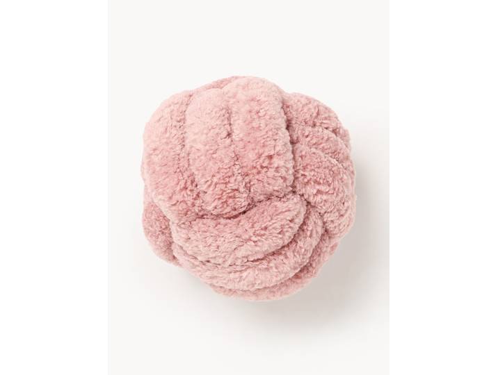 Coussin noué en peluche Dotty