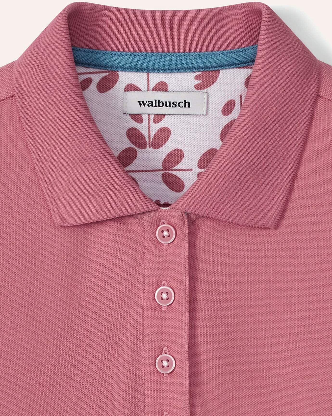 Walbusch Poloshirt Frischekick, noch offen: Größenlauf, Farbe Rosa, 36, angenehmer Baumwollpiqué hautschmeichelnd Damen
