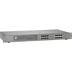 LEVELONE F1612 - Switch, 16-Port, Fast Ethernet, PoE