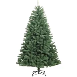 vidaXL, Weihnachtsbaum, Lian (mit LEDs und goldenen Kugeln) (180 cm)