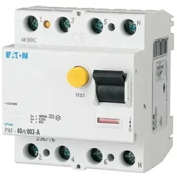 Eaton, Schutzschalter, FI-Schutzschalter PXF-63/4/05-A
