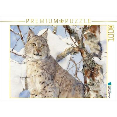 CALVENDO Puzzle Europäischer Luchs | 1000 Teile Lege-Größe 64x48cm Foto-Puzzle für glückliche Stunden