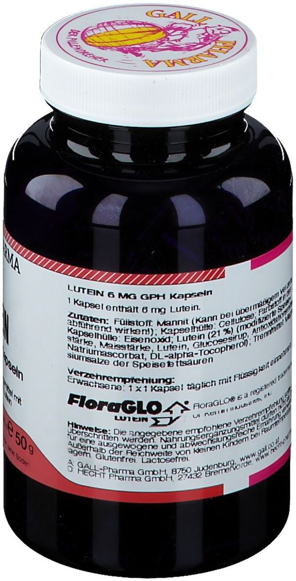 GALL PHARMA Lutein 6 mg GPH Kapseln 180 St