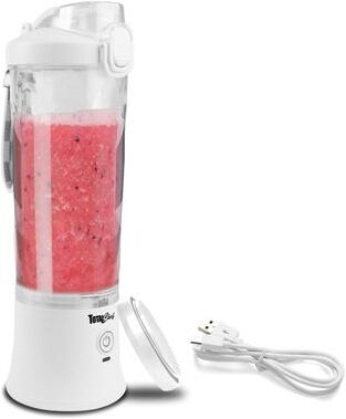 Total Chef Cordless Portable Blender 20 oz, USB Rechargeable, White
