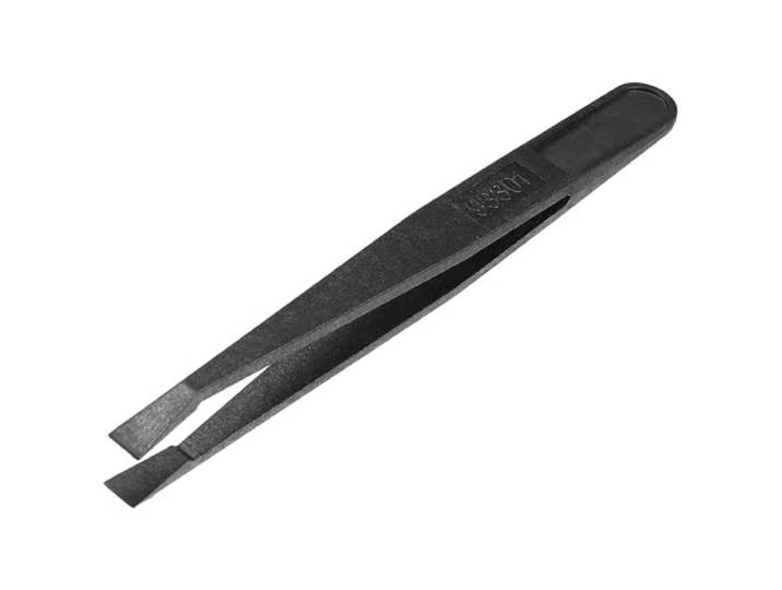 MMOBIEL Anti-Statische Multifunctionele Plastic Precisie Pincet,Flat Tip Pincet voor Elektronika, Juwelen-Maken, Laboratoriumwerk, Reparatie Zwart