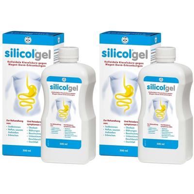 Silicolgel gegen Magen-Darm-Erkrankungen 2x 2x500 ml Gel